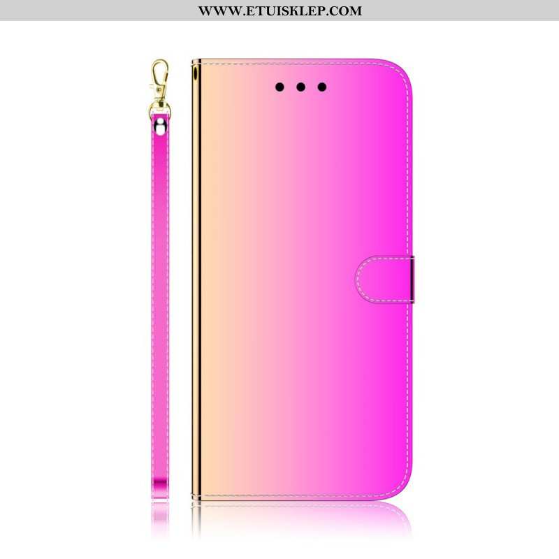 Etui Na Telefon Pokrowce do Xiaomi Redmi Note 11 / 11S Osłona Lusterka Ze Sztucznej Skóry